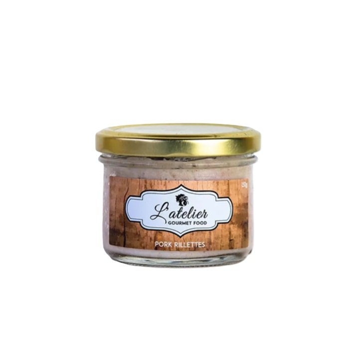l'atelier gourmand pork rillettes 150g jar