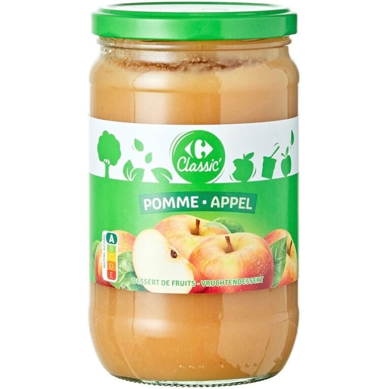 carrefour apple puree 710g