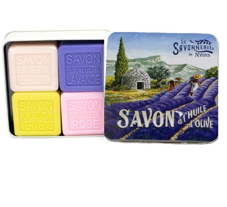 savonnerie de nyons 4 soaps lavander design