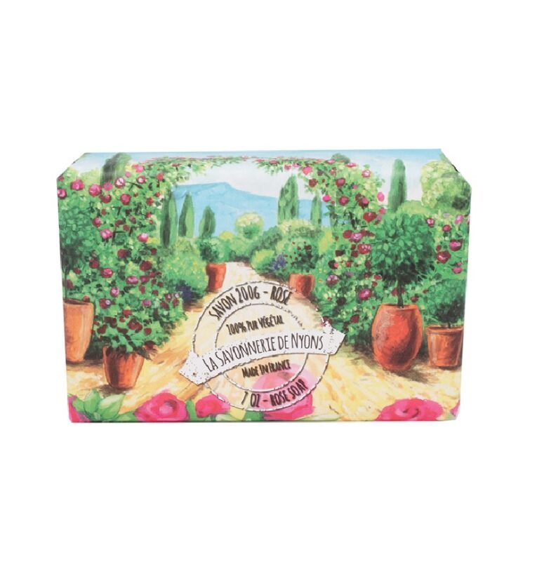 Paper-Wrapped rose Soap