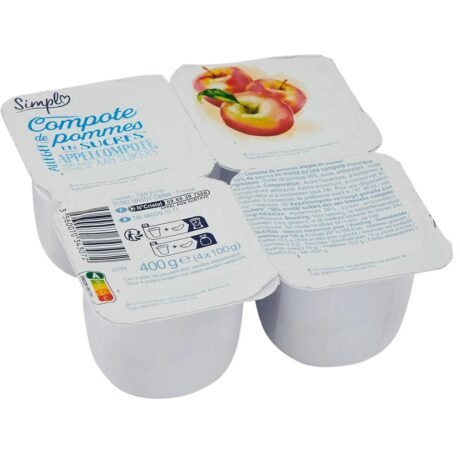 sompl apple puree 4x100g