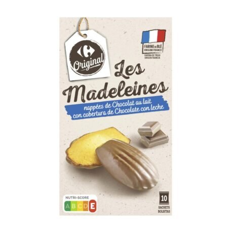 Coated choc madeleine