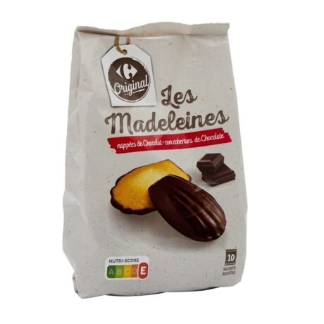 Chocolate-Coated Madeleines