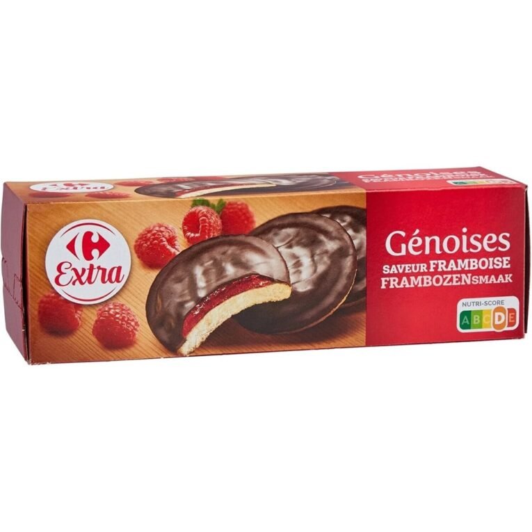 carrefour raspberry genoise cake