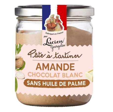 lucien georgelin white chocolate almond spread