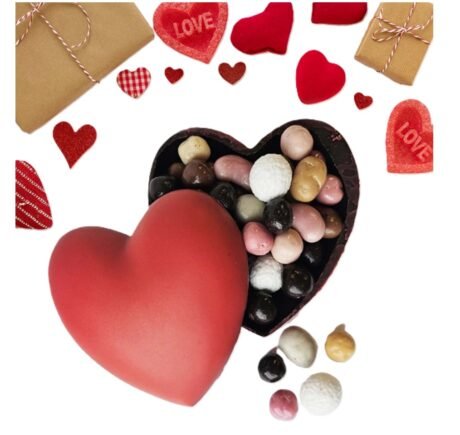 chocodic red chocolate heart