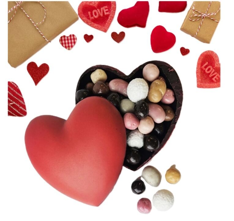 chocodic red chocolate heart