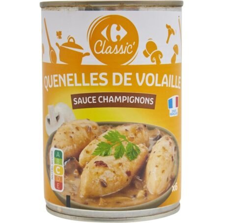 carrefour mushroom quenelles