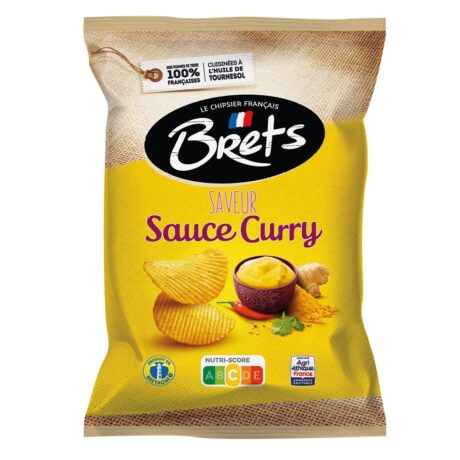 Brets Chips Curry 125G