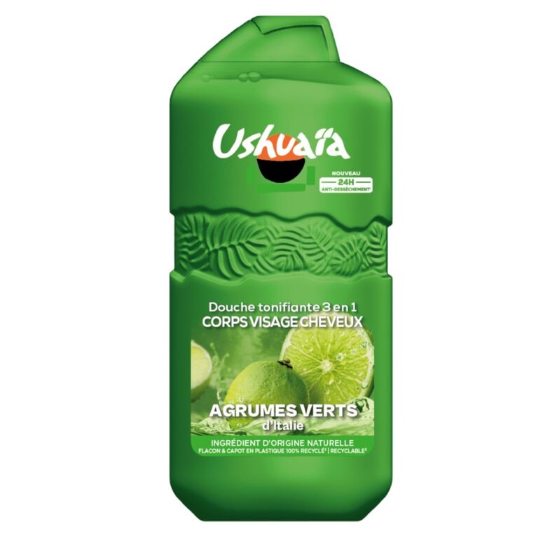 Ushuaïa green citrus shower gel