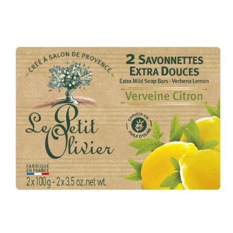 Le Petit Olivier Verbena Soap 2x100G