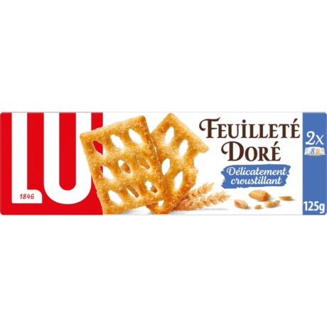 Lu Feuilleté Doré 125g