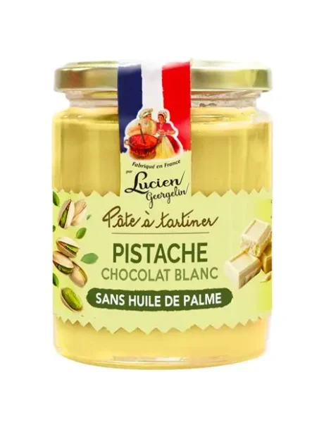 Lucien Georgelin Pistachio White Chocolate Spread 330G