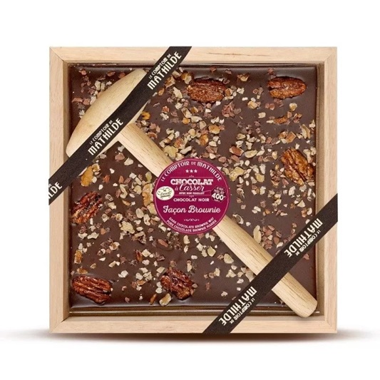 comptoir de mathilde dark chocolate and brownie