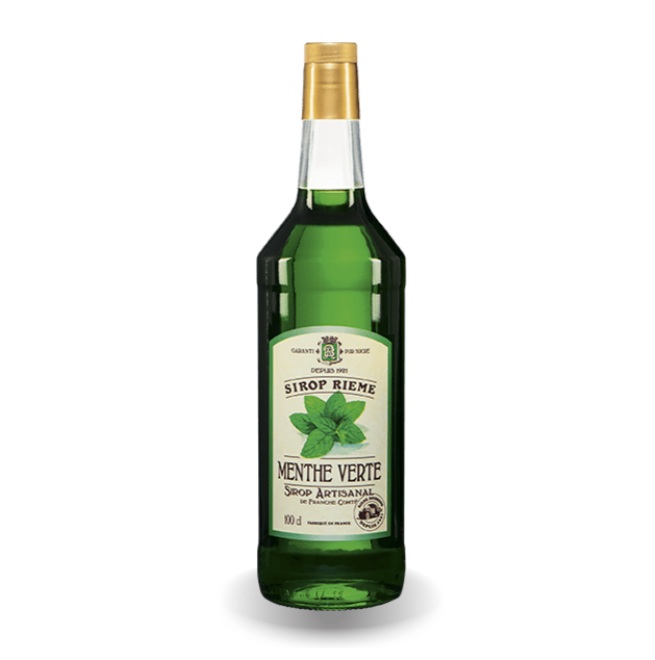 rieme green mint syrup