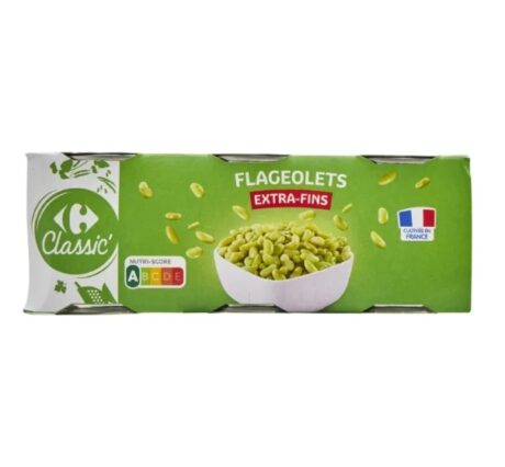 Carrefour Flageolet Beans 3x130G