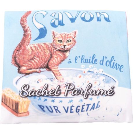 Savonnerie de Nyons Cat Bowl Angelique Scented Sachet