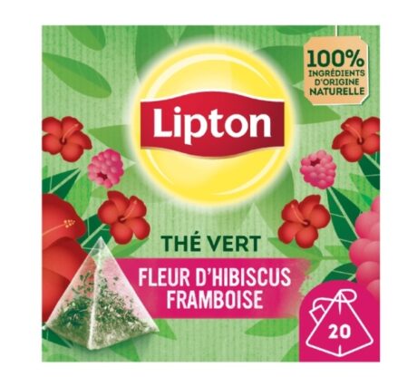 Lipton Green Tea Raspberry Hibiscus Flower