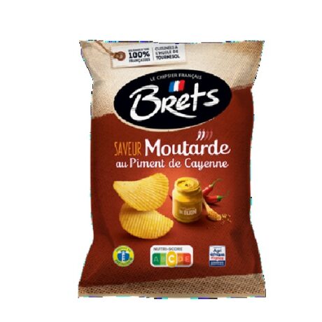 Brets Chips Mustard Pepper 125G