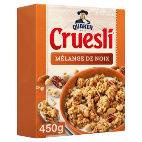 Quaker Cruesli Nut Mix 450G (Best before: 23/08/2026)