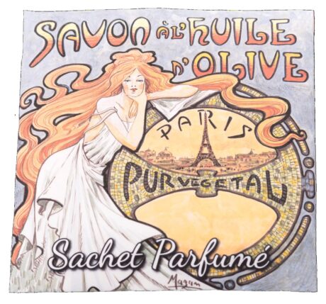 Savonnerie de Nyons Mucha Rose Scented Sachet